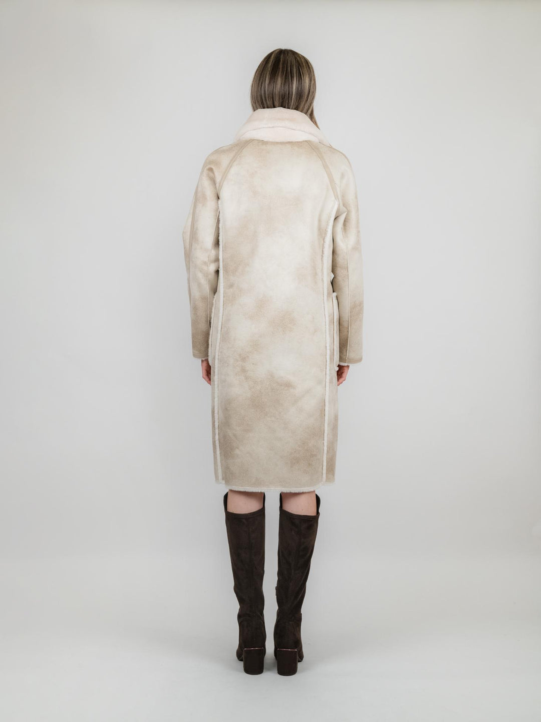 ECOMONTONE REVERSIBILE BEIGE E PANNA B345CAMO 03 ANDREA MORANDO 