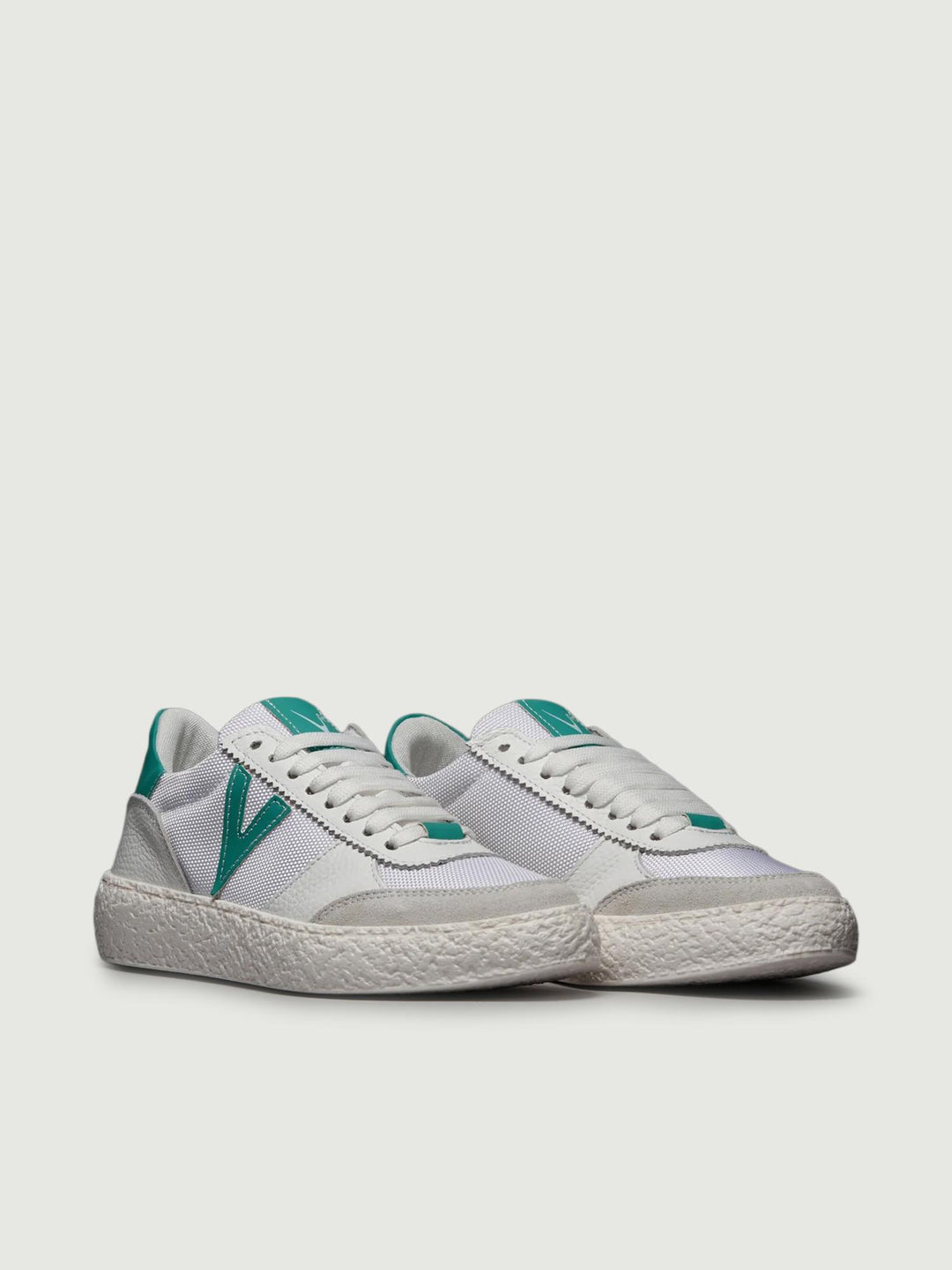 Sneaker Atena bianca e smeraldo SBITEK SME V2 