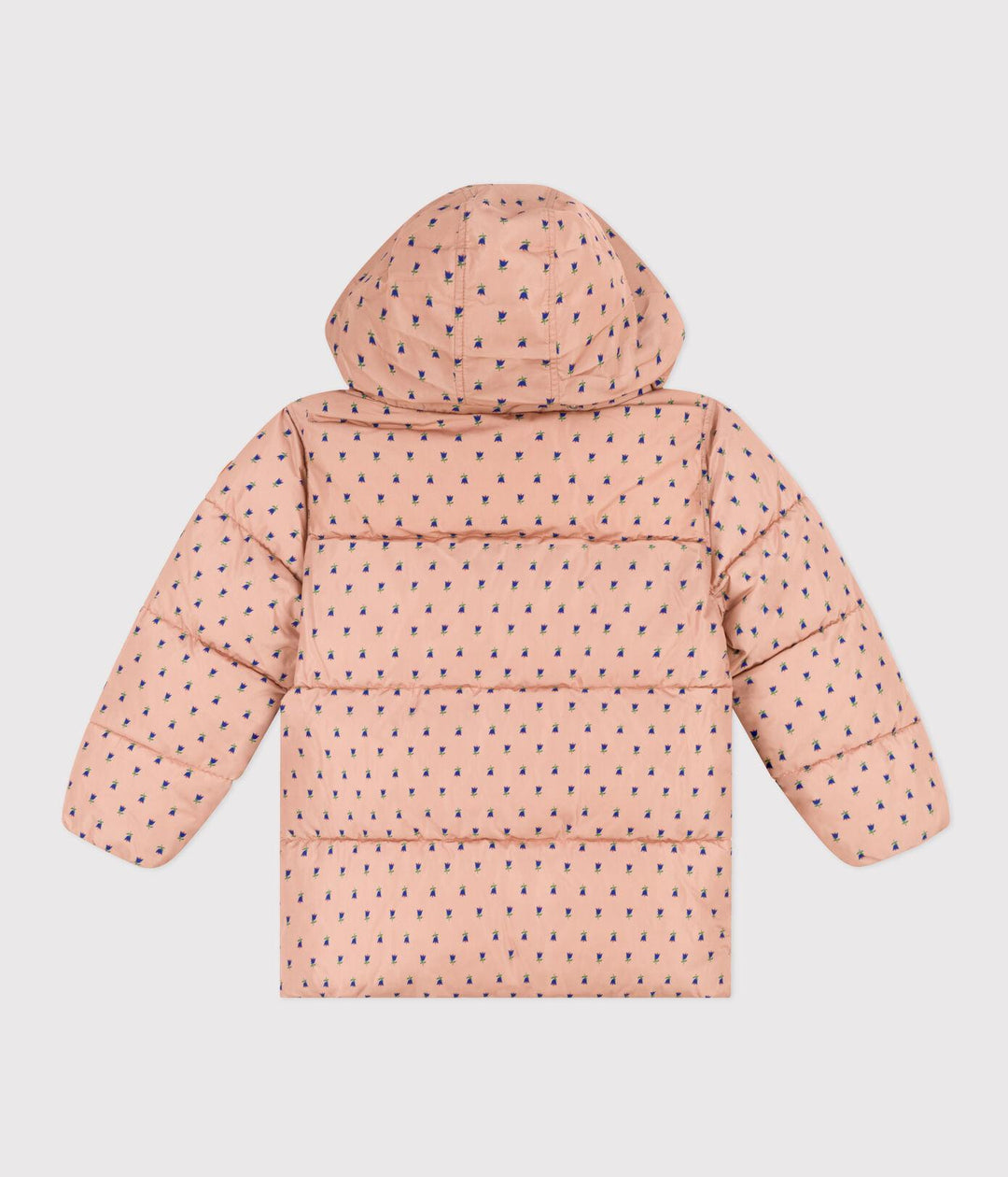 PIUMINO CON CAPPUCCIO ESTRAIBILE BAMBINA A08A9 01 PETIT BATEAU 