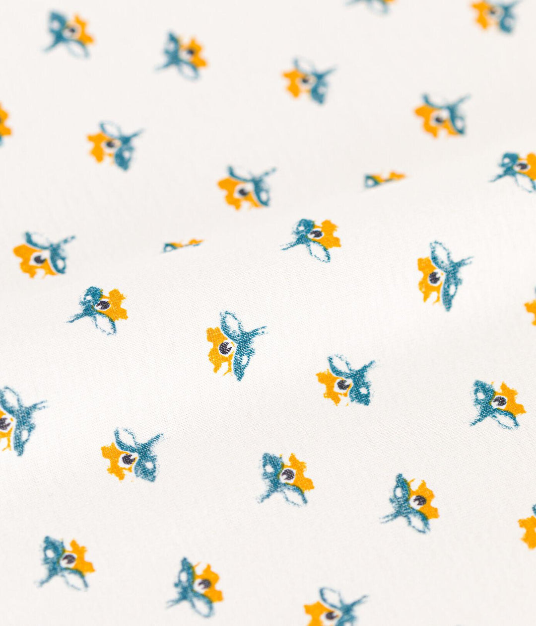 SACCO NANNA IN COTONE CON FANTASIA A FIORI A08EF 01 PETIT BATEAU 