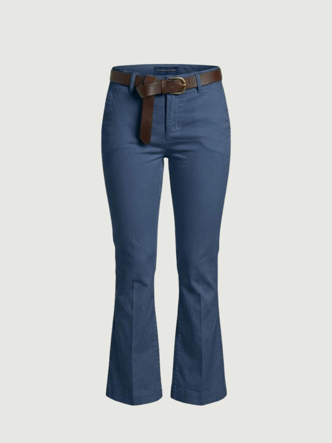 Pantalone a trombetta in cotone bluette 824MA LAVAGNA ANDREA MORANDO 