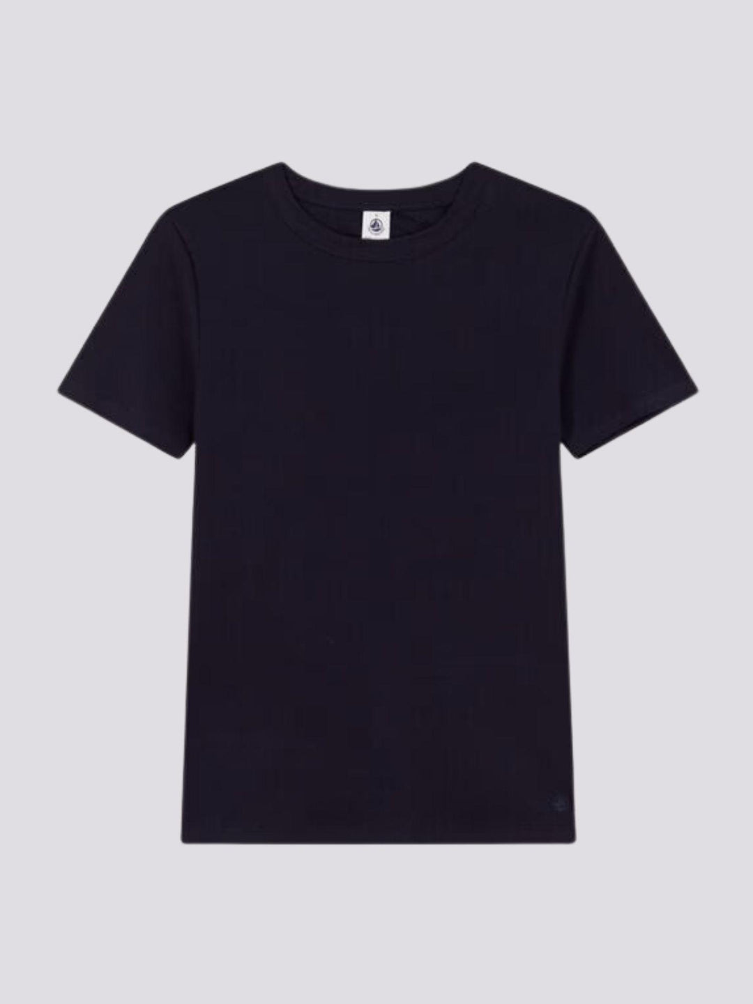 T-SHIRT ICONICA A MANICHE CORTE A COSTE TINTA UNITA DONNA A0AKE 18 PETIT BATEAU 