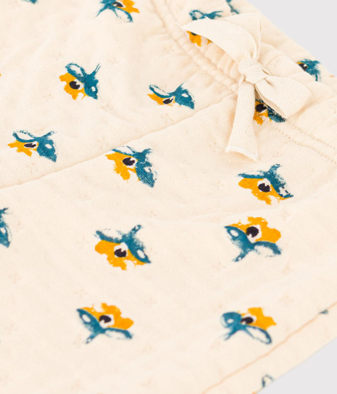 PANTALONE IN TUBIQUE TRAPUNTATO CON STAMPA A08R9 01 PETIT BATEAU 