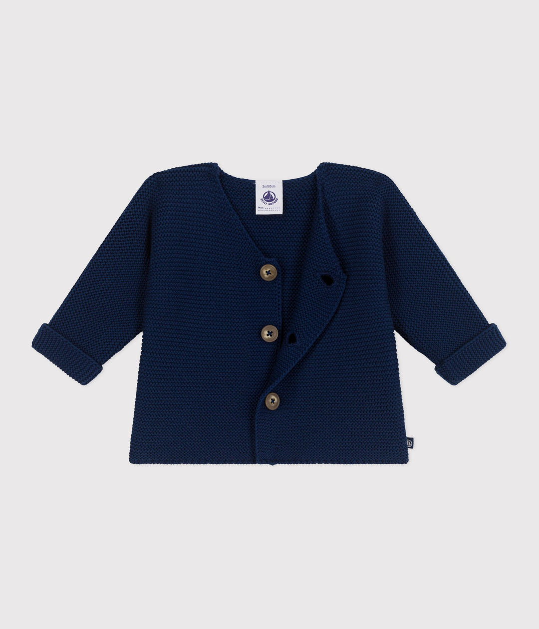CARDIGAN in maglia di cotone neonato A0CES 01 PETIT BATEAU 