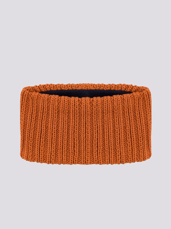 SNOOD IN MAGLIA A RIGHE CON FODERA IN PILE A08DU 06 PETIT BATEAU 