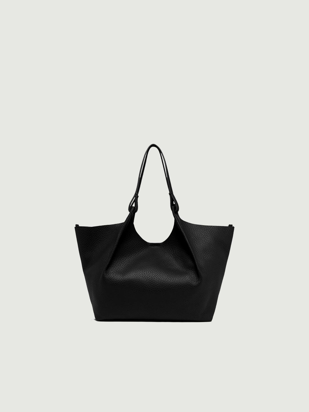 Borsa a spalla Dua in pelle double grana nera 9720 RNGDBL 12565 GIANNI CHIARINI 