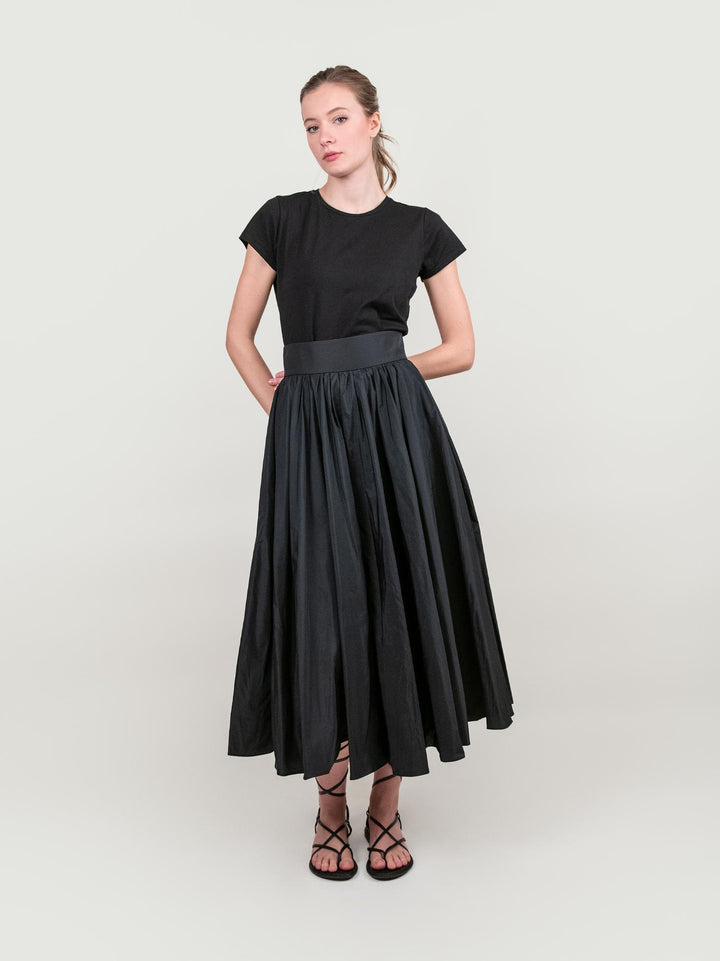 GONNA MIDI NERA 303567 NERO ANDREA MORANDO 