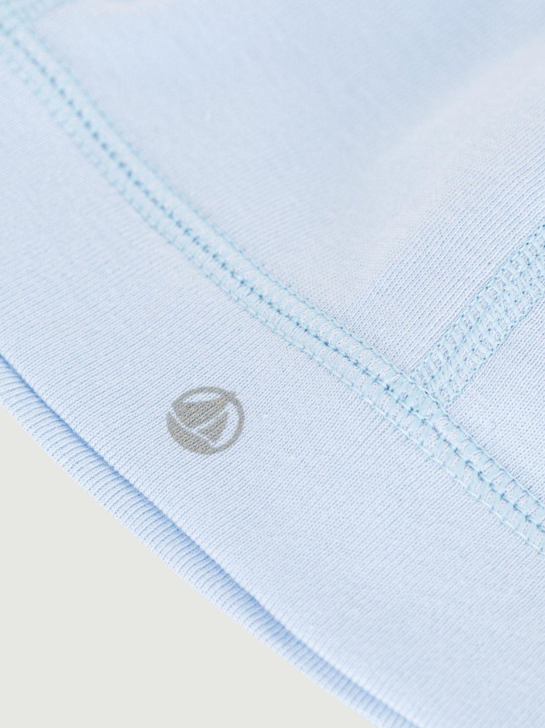 Cuffietta in cotone azzurro tinta unita A0CIU 01 PETIT BATEAU 