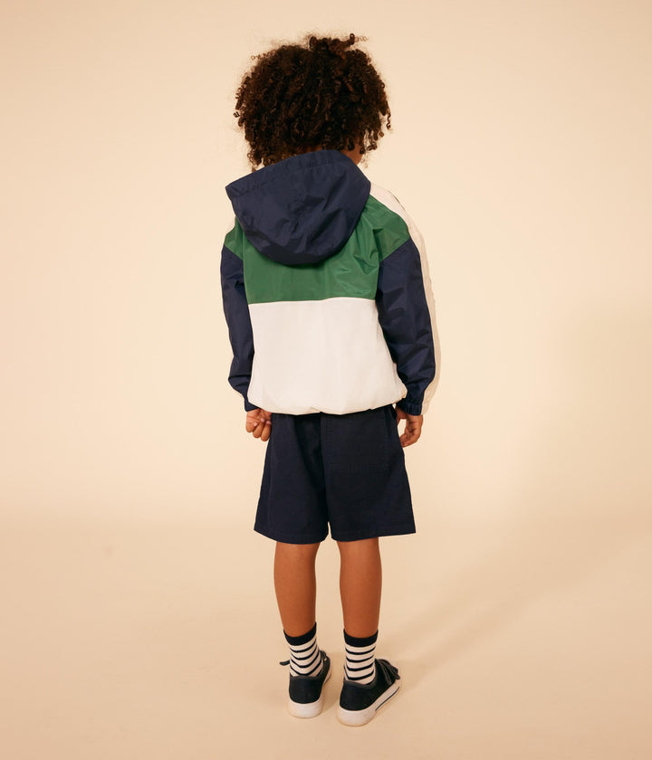 GIACCA A VENTO COLOR BLOCK BAMBINO A09LG 01 PETIT BATEAU 