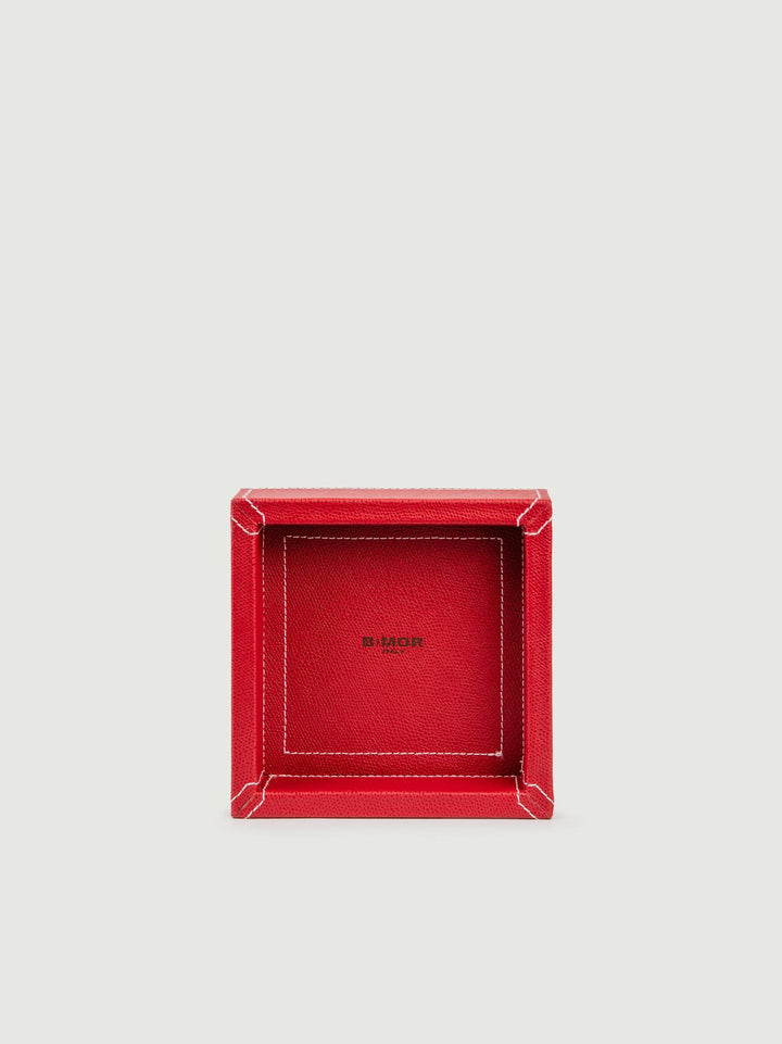 SVUOTATASCHE IN PELLE ROSSO
