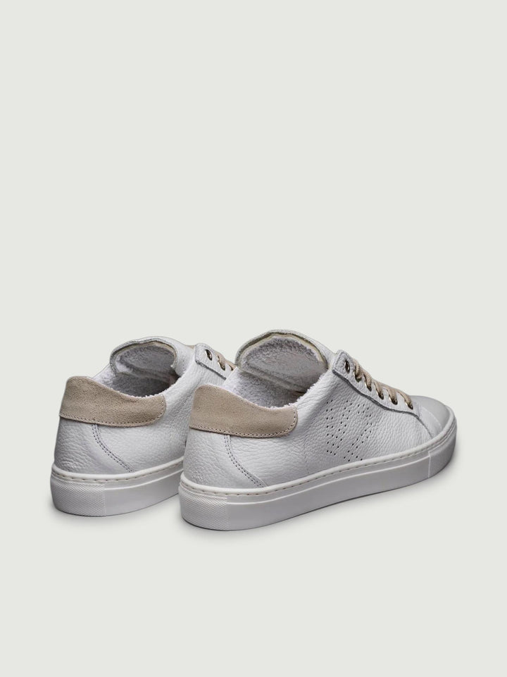 Sneaker Tennis bianco e sabbia SUBIGOLD SAB V2 