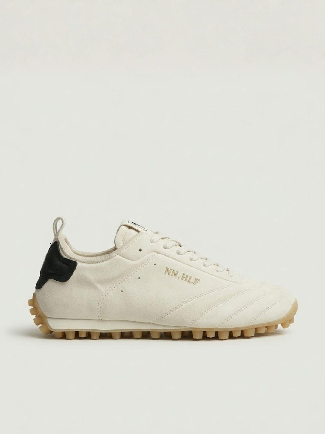 Sneaker sokker in suede bianca con inserti neri SOKKER OFF WHITE/BLACK NINE AN HALF 