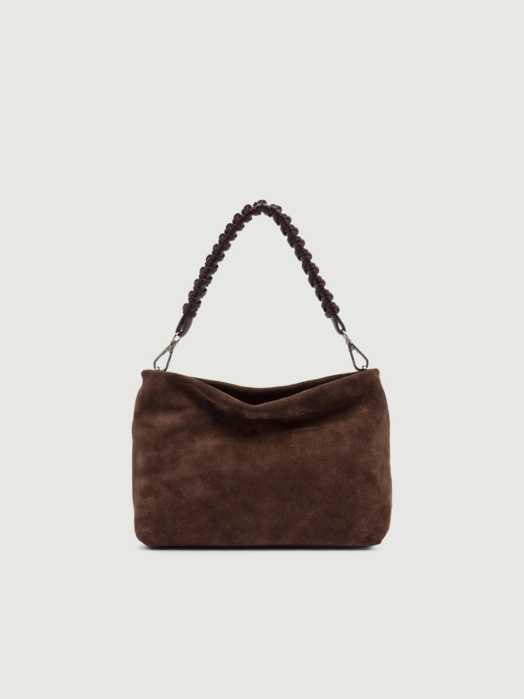 Pochette Brenda in pelle scamosciata cioccolato 8265 CM-PL 2196 GIANNI CHIARINI 