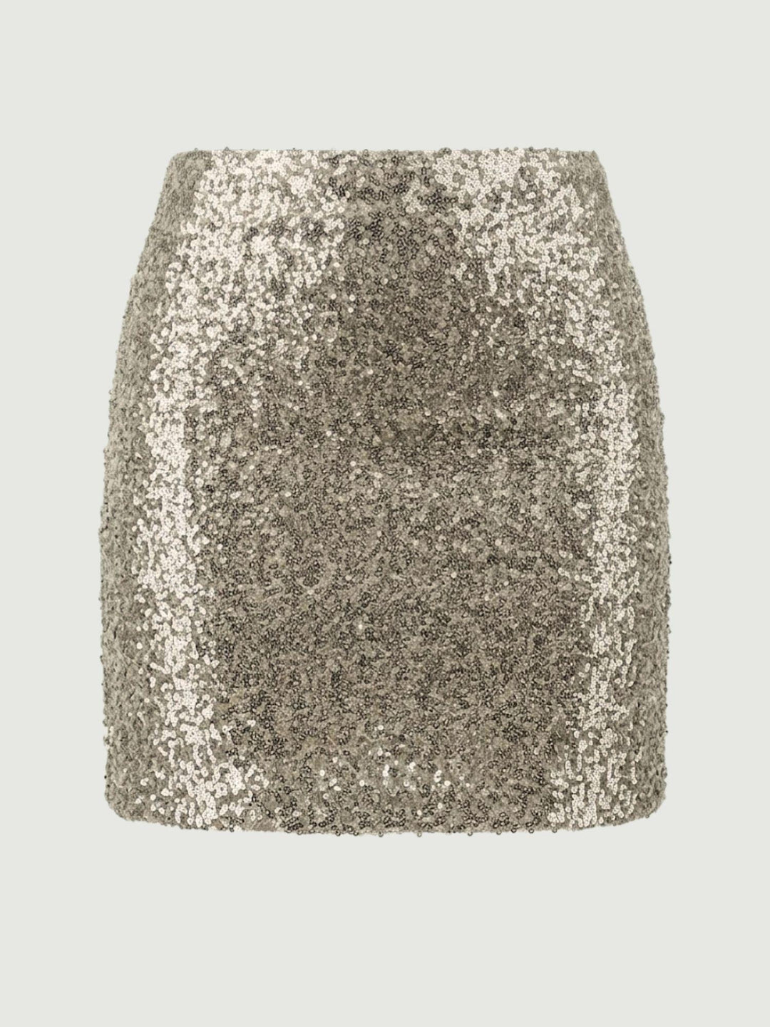 Minigonna a fascia in paillettes oro 2268 4 ANDREA MORANDO 