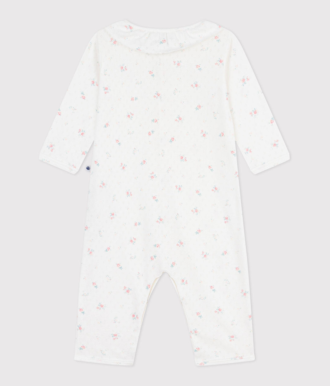 Tutina con colletto stampa fiori A0F9P 07 PETIT BATEAU 