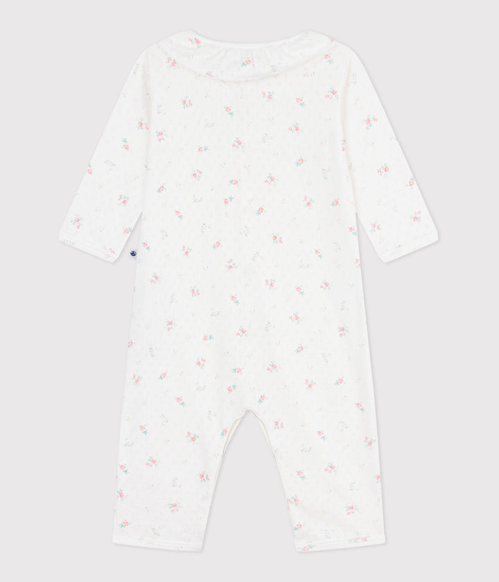 Tutina con colletto stampa fiori A0F9P 07 PETIT BATEAU 