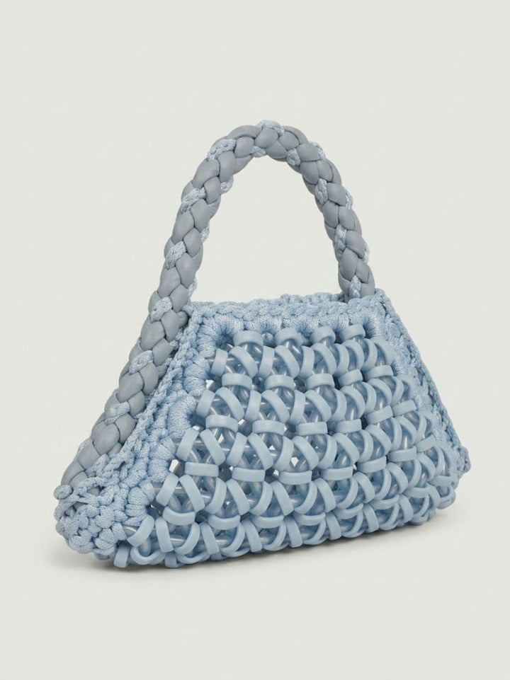 Borsa a mano Small Crush azzurro polvere SMALL CRUSH AZZURRO BIMOR 