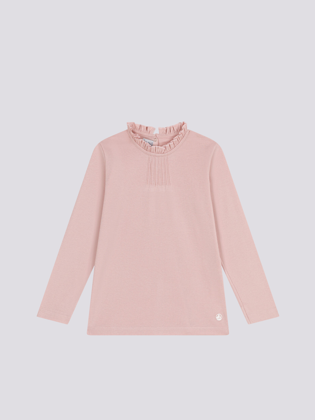 MAGLIA A MANICHE LUNGHE IN COTONE A08GW 01 PETIT BATEAU 