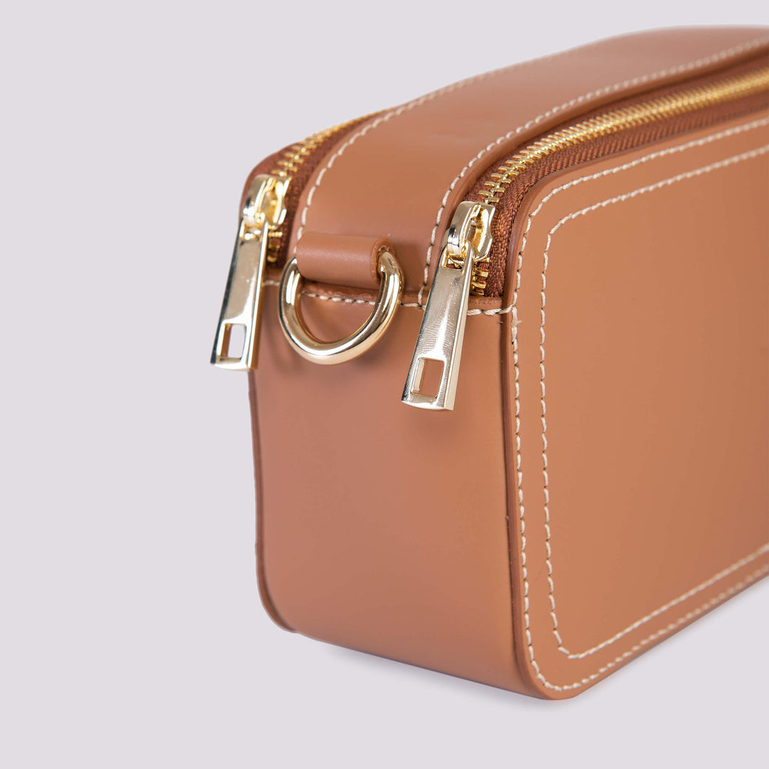 BORSA A TRACOLLA YOURS IN PELLE CUOIO YOURS CUOIO BIMOR 