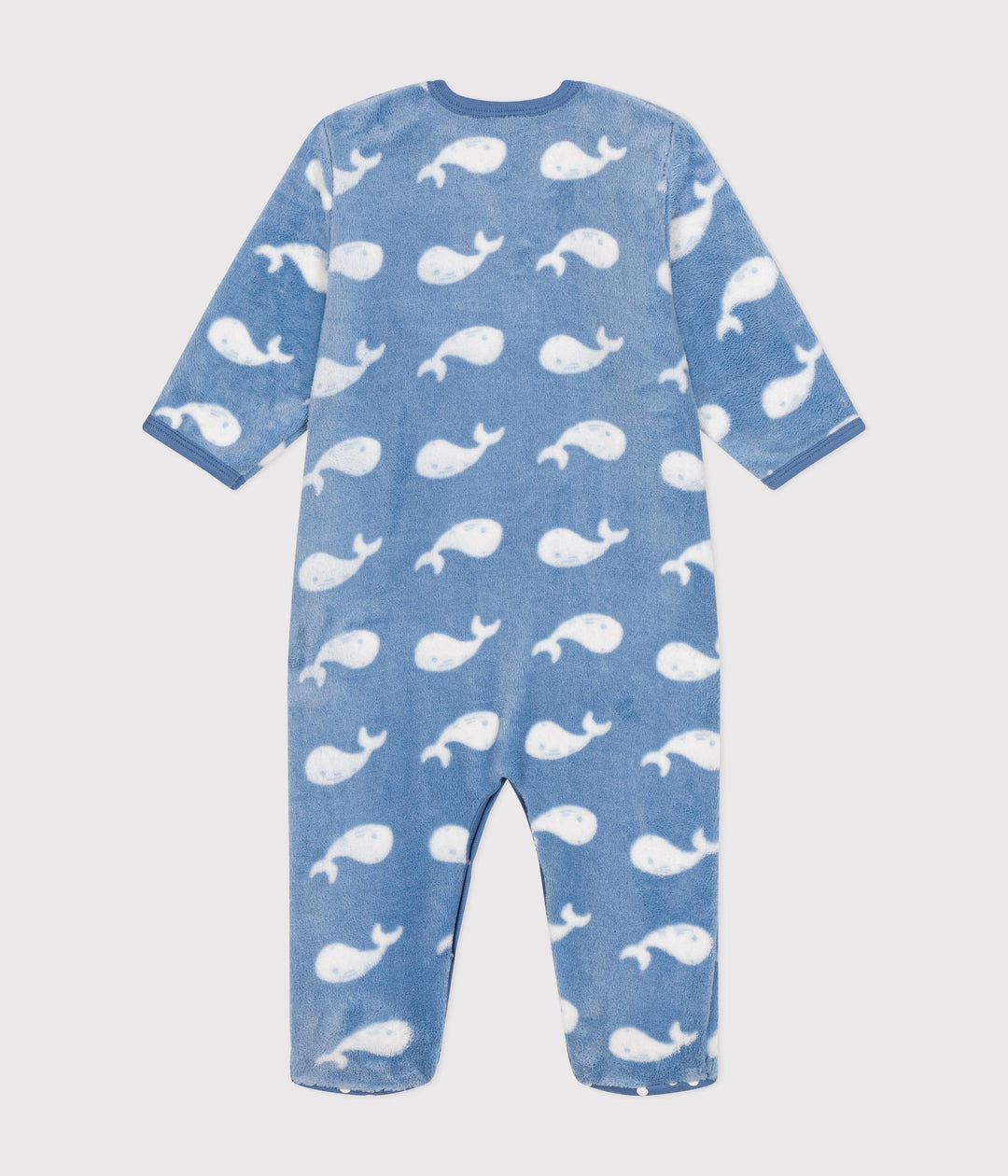 Tutina pigiama in pile balene A0B2F 03 PETIT BATEAU 