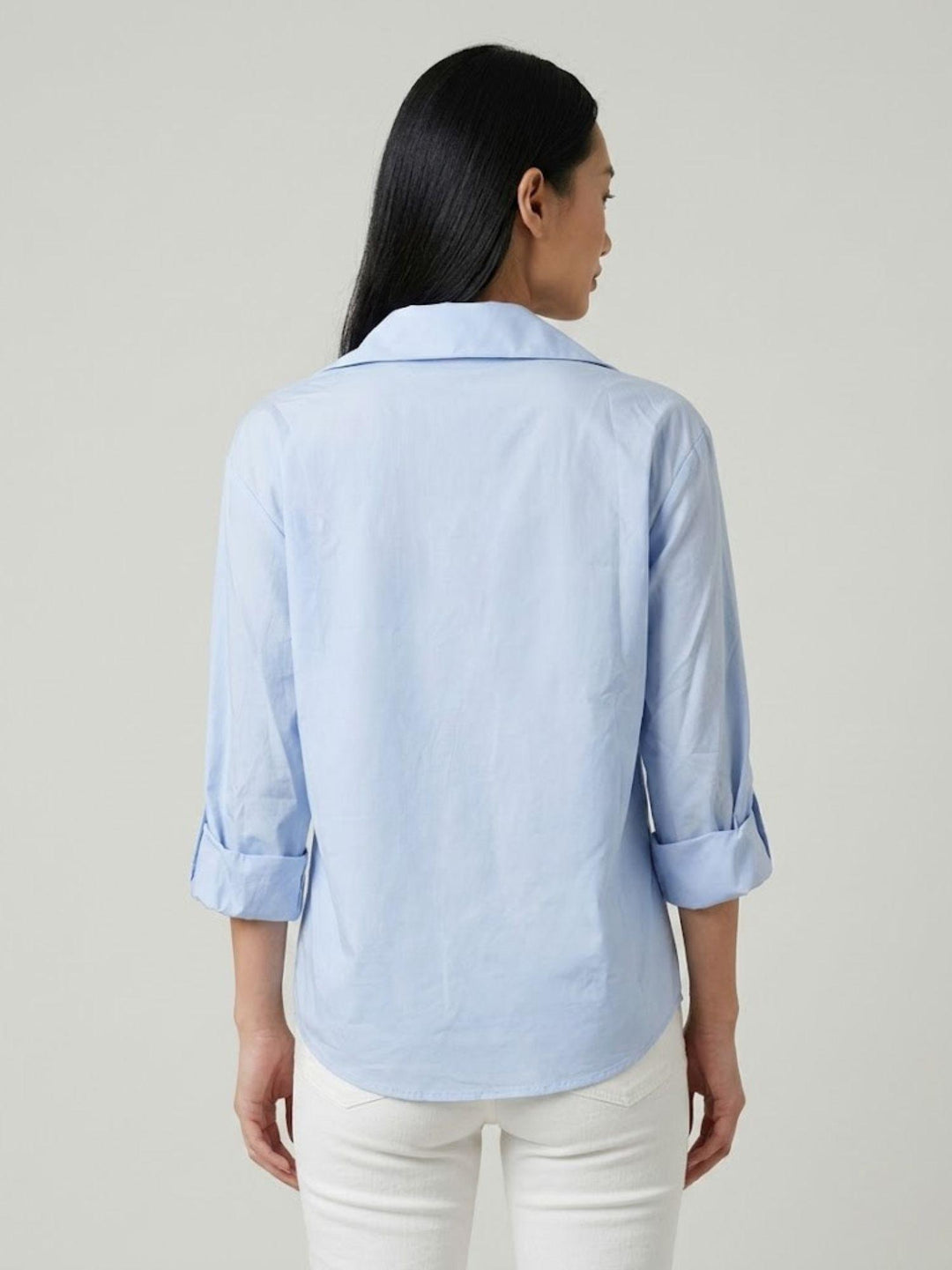 Camicia in cotone azzurro M796/221 152 ANDREA MORANDO 