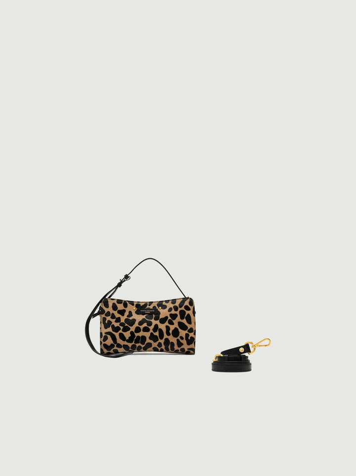 BORSA KEIRA IN CAVALLINO LEOPARDO BS 11860 CAV-PRCK 1186511865 GIANNI CHIARINI 