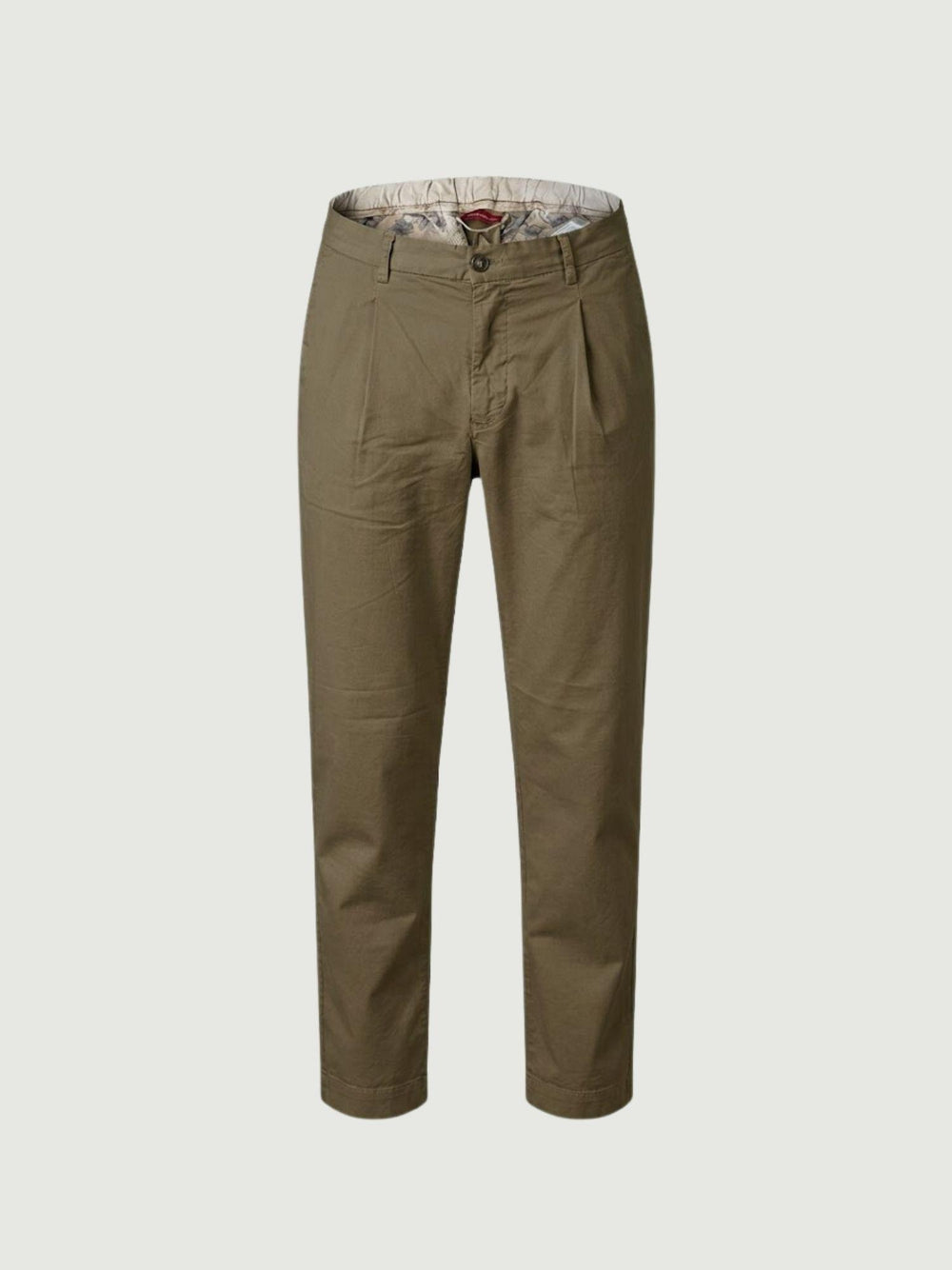 Pantalone chino in cotone verde salvia BU26S33PAPA1461TWILL 306 ANDREA MORANDO 