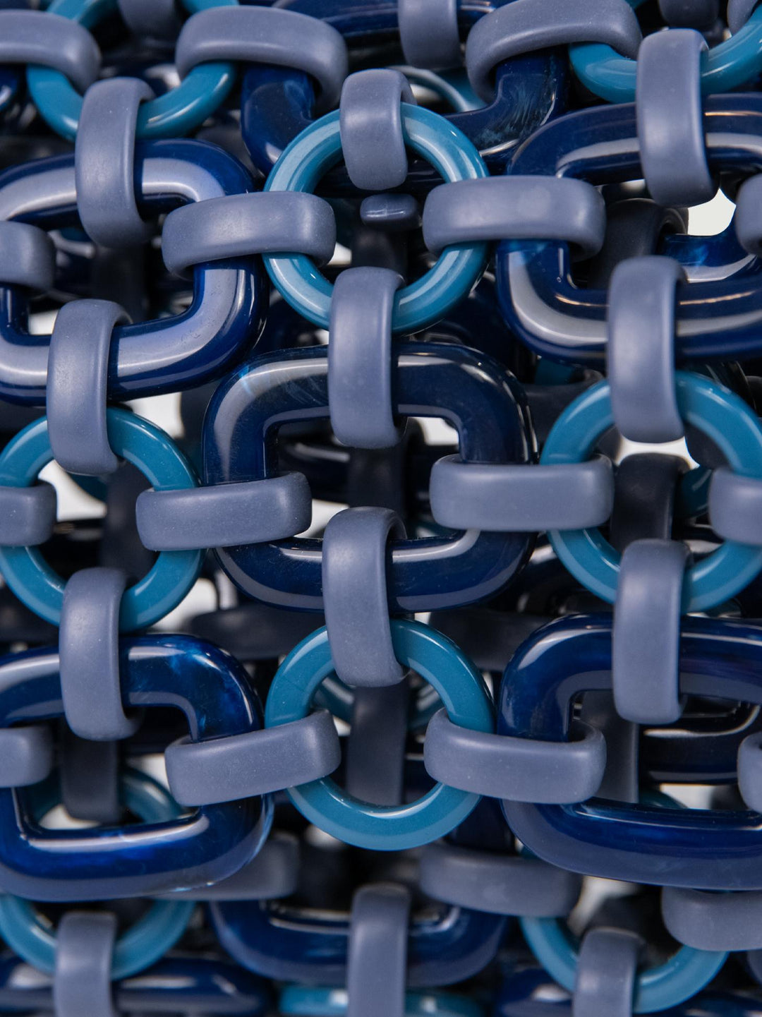 CLUTCH SHELL IN RESINA MULTICOLOR BLU