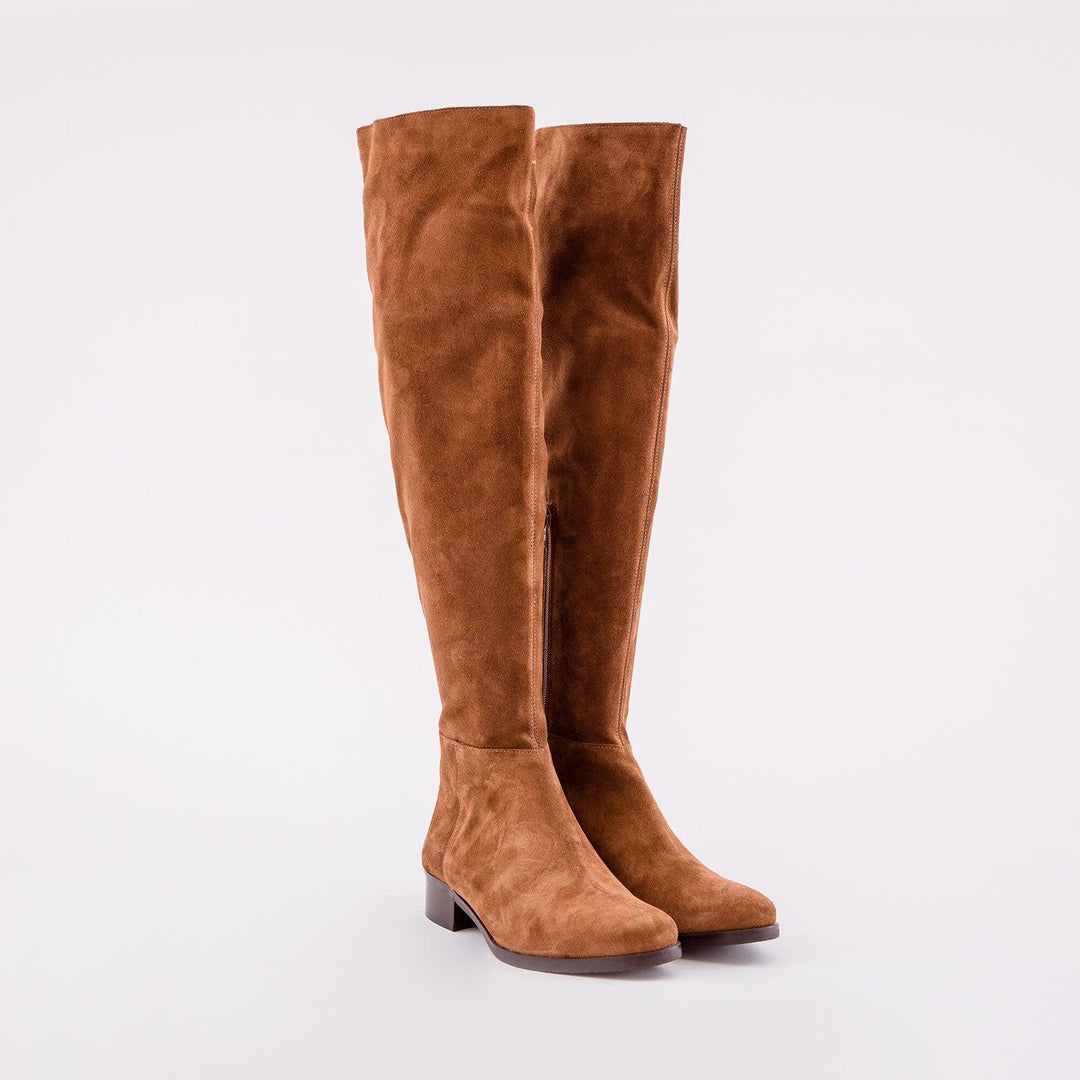 STIVALE ALTO IN PELLE 6884/43 CUOIO ANDREA MORANDO 