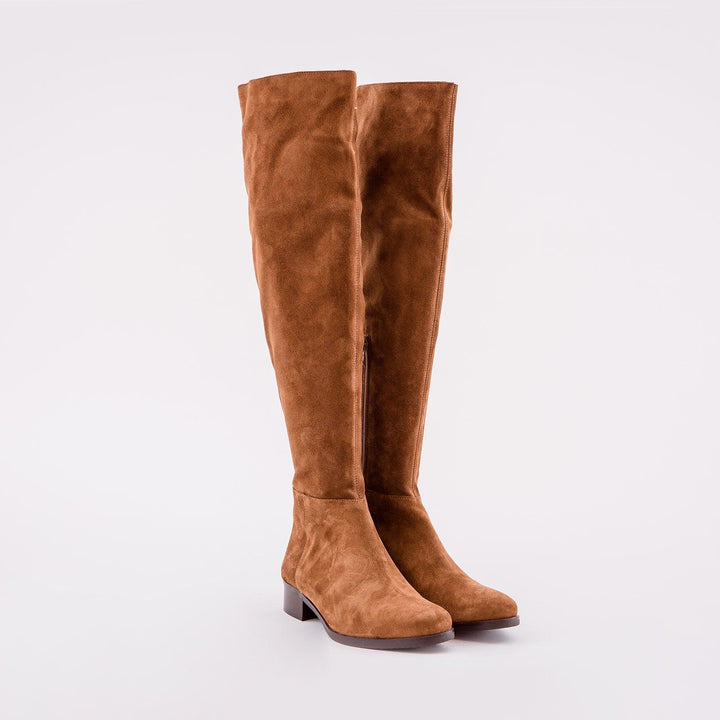 STIVALE ALTO IN PELLE 6884/43 CUOIO ANDREA MORANDO 