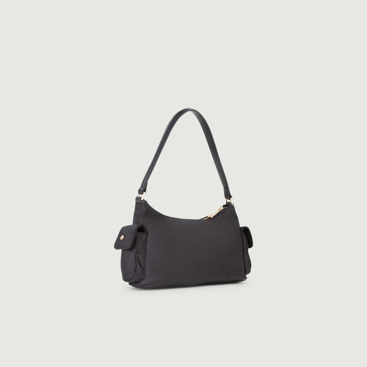 BORSA A SPALLA LILIANA IN NYLON NERO 73BS9EY02 NERO V73 