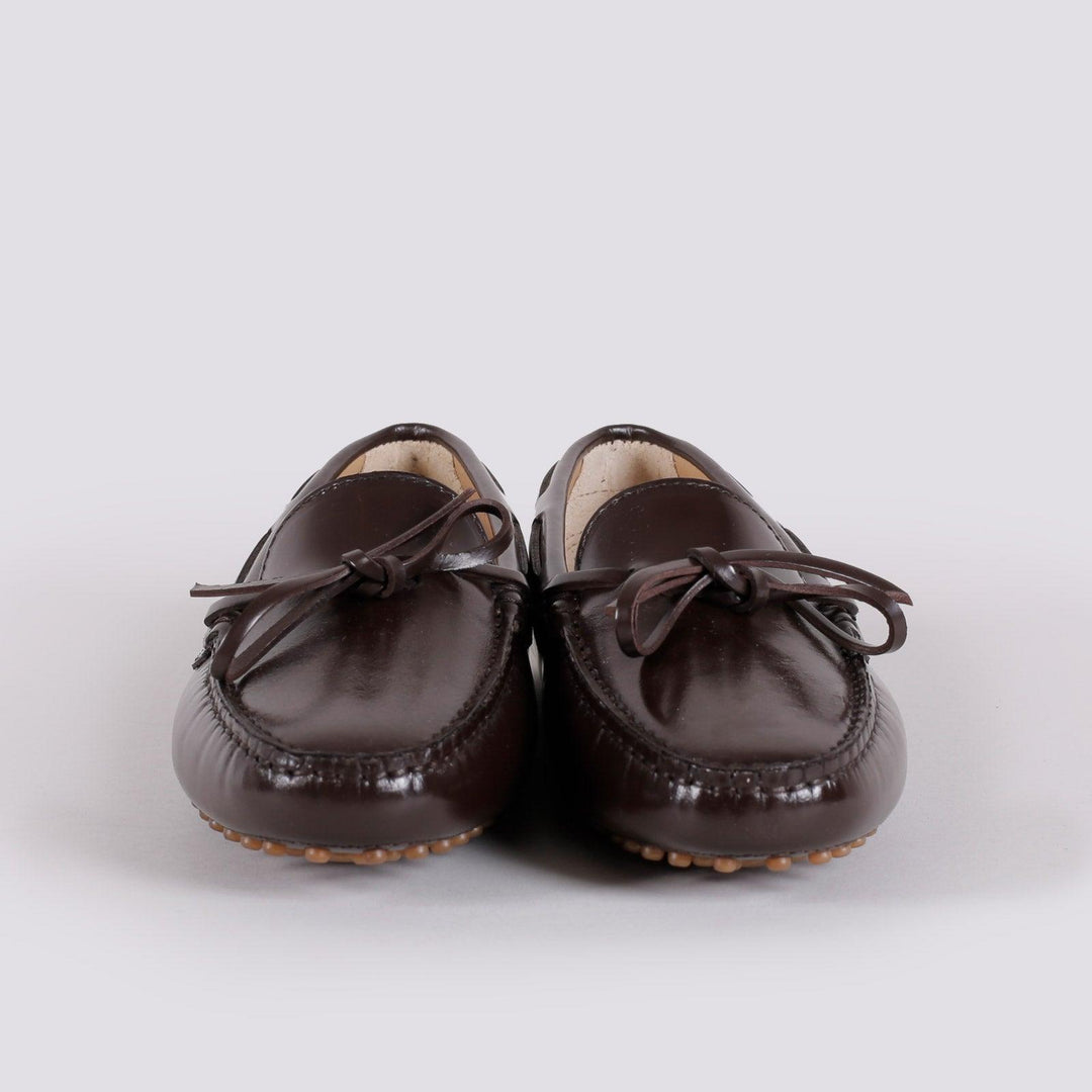 MOCASSINO IN PELLE CON GOMMINI 1003/PELLE T MORO ANDREA MORANDO 