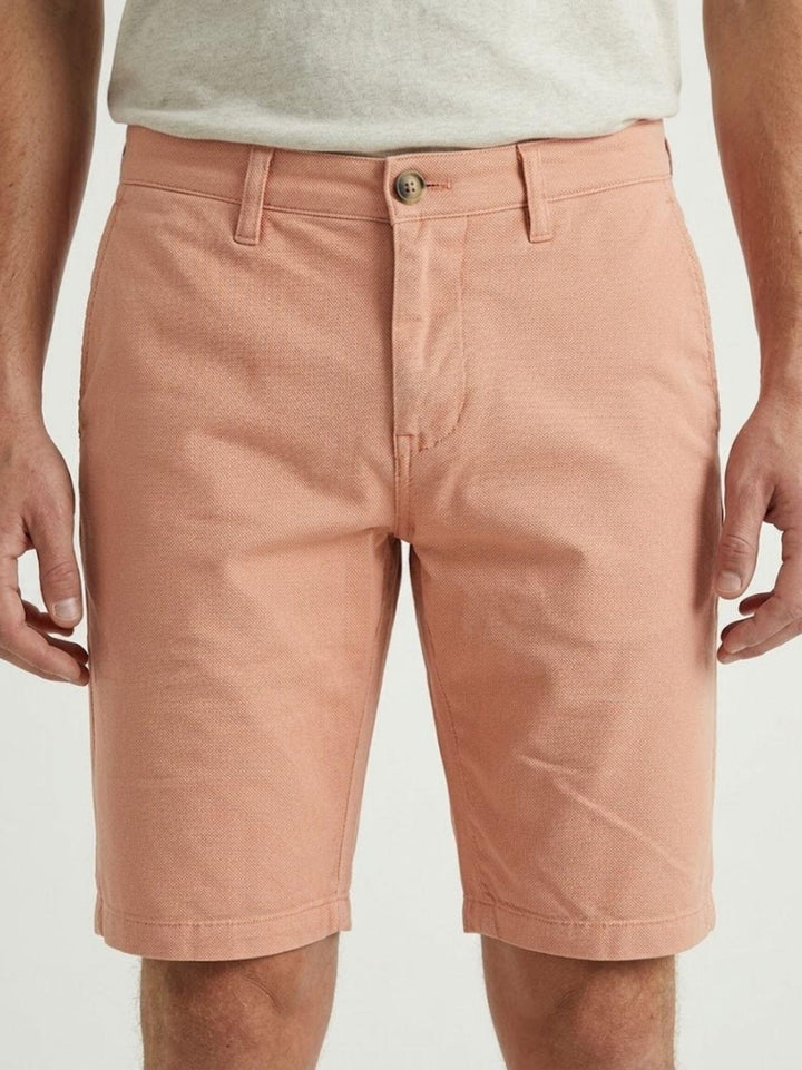 Bermuda in cotone piquet rosa salmone BU26S29BEPA1576PIQUET 676 ANDREA MORANDO 