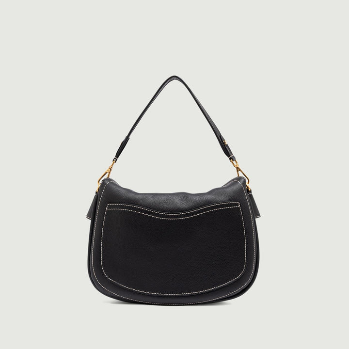 Borsa a spalla MAREA in pelle nera BS 10541 STSR 001 GIANNI CHIARINI 