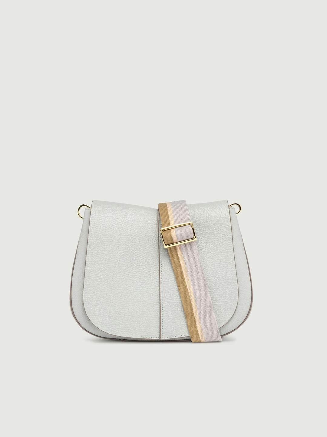 Borsa a tracolla Helena Round in pelle Silice BS 6036/COMM GRN-NA 13310 GIANNI CHIARINI 