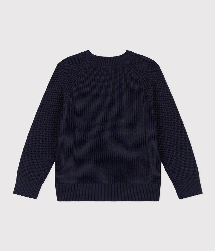 PULLOVER IN LANA E COTONE BAMBINO A0830 01 PETIT BATEAU 