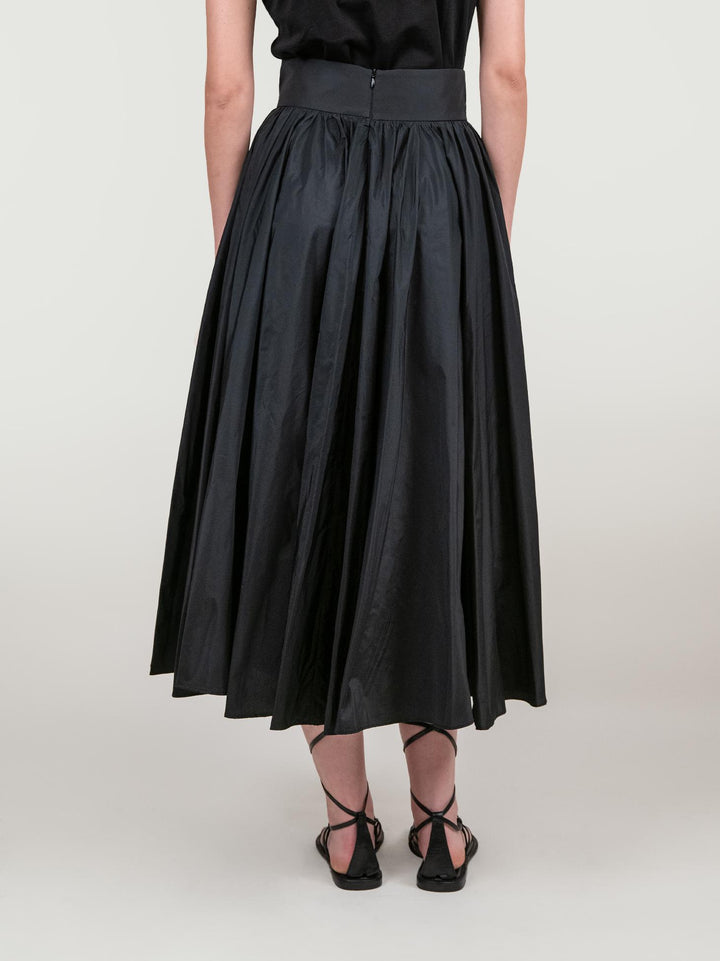 GONNA MIDI NERA 303567 NERO ANDREA MORANDO 