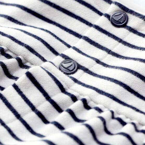 CARDIGAN IN MOLLETON A01HB 1 PETIT BATEAU 