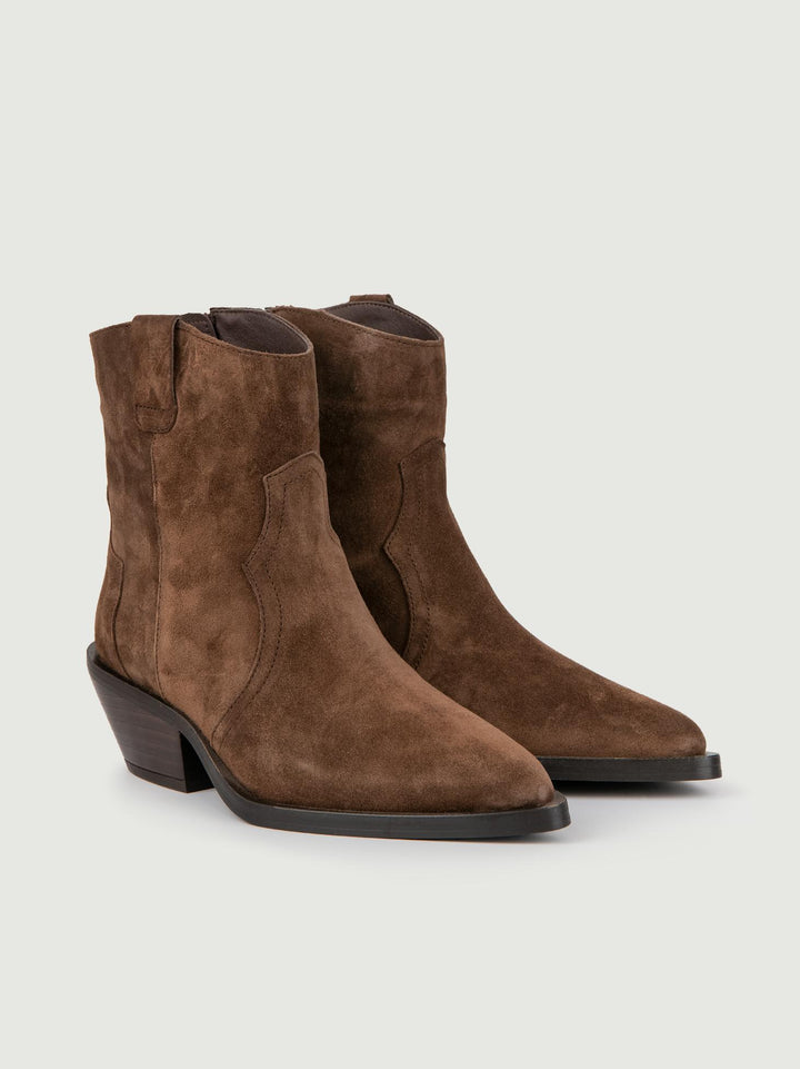 TEXANO SCAMOSCIATO MARRONE 5254 SILK MUSTANG ALPE 
