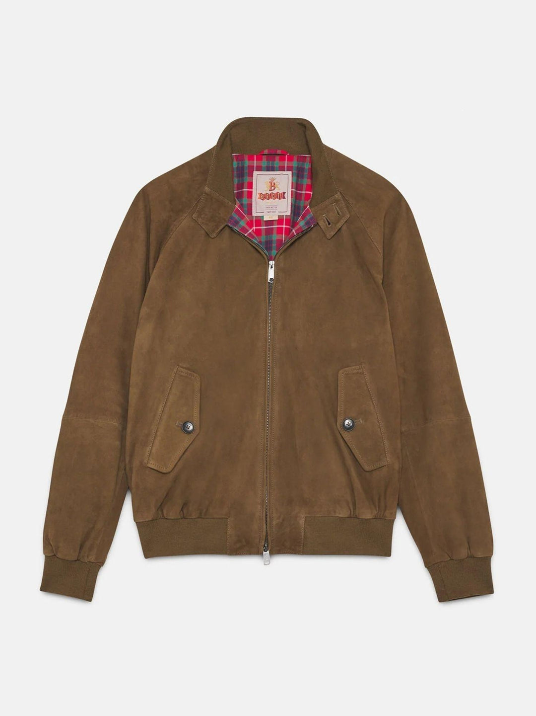 G9 IN PELLE SCAMOSCIATA DARK OLIVE 0939 699 BARACUTA 