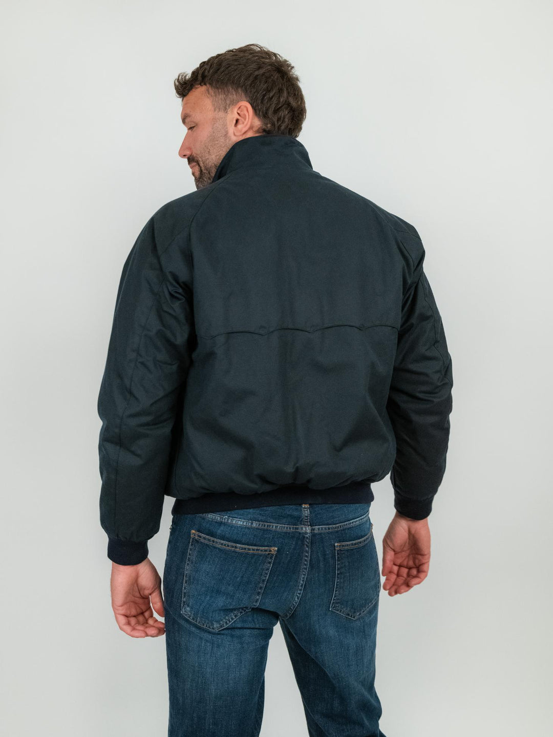 GIACCA G9 blu IN COTONE CERATO BRCPS0992 300 BARACUTA 