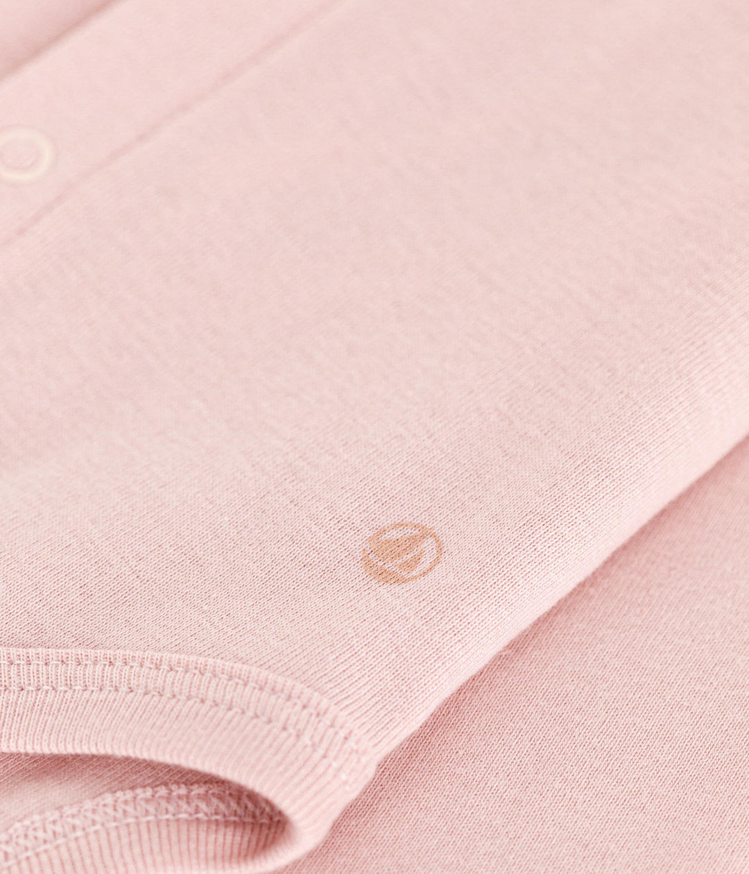 Body a manica lunga con colletto rosa A0B71 02 PETIT BATEAU 