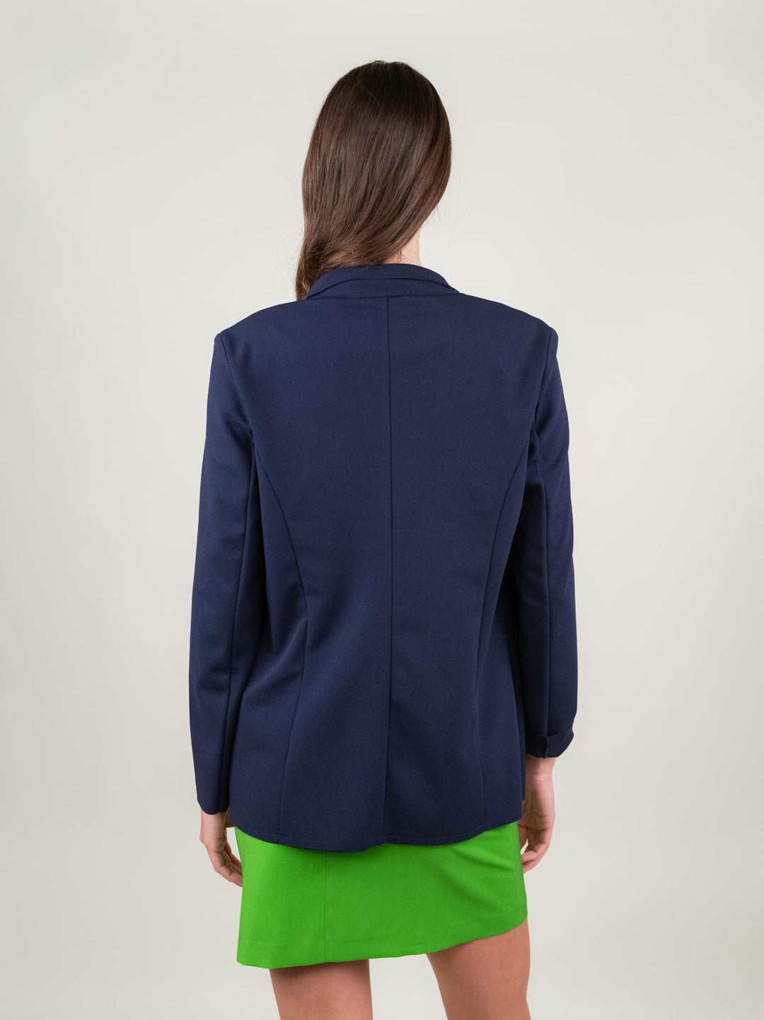 BLAZER APERTO IN TESSUTO BLU 8149 BLU ANDREA MORANDO 