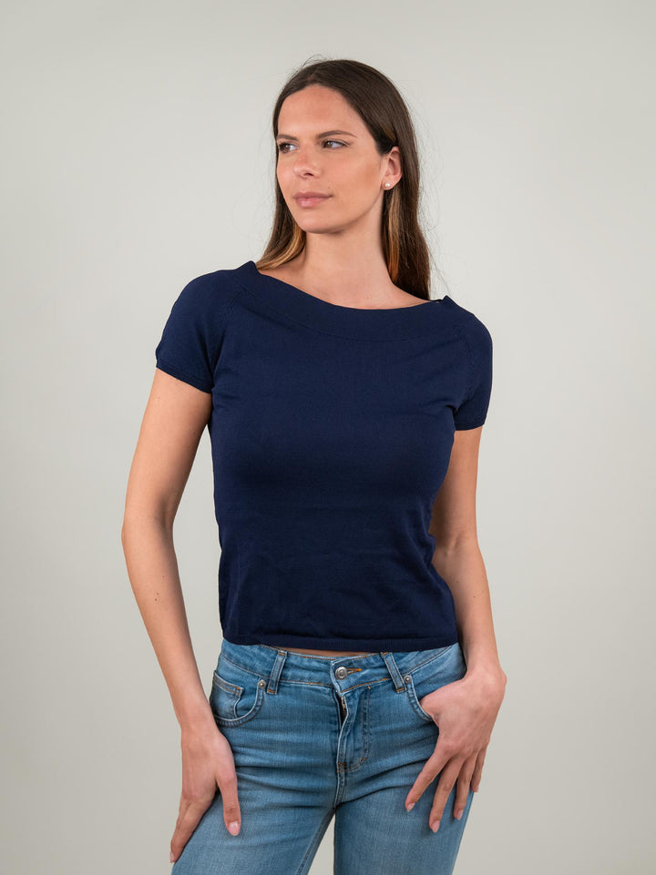 maglia scollo barca m/c 2416082 089 ANDREA MORANDO 
