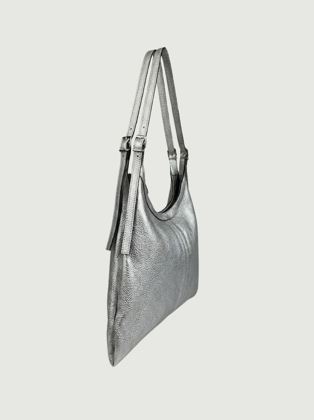 Borsa Paloma in pelle argento PALOMA ARGENTO ANDREA MORANDO 