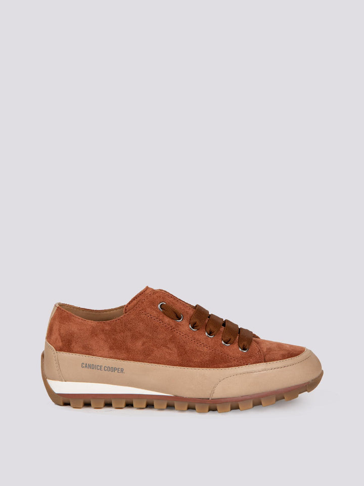 SNEAKER JANIS CHIC in camoscio MATTONE 2017965 041E22 CANDICE COOPER 