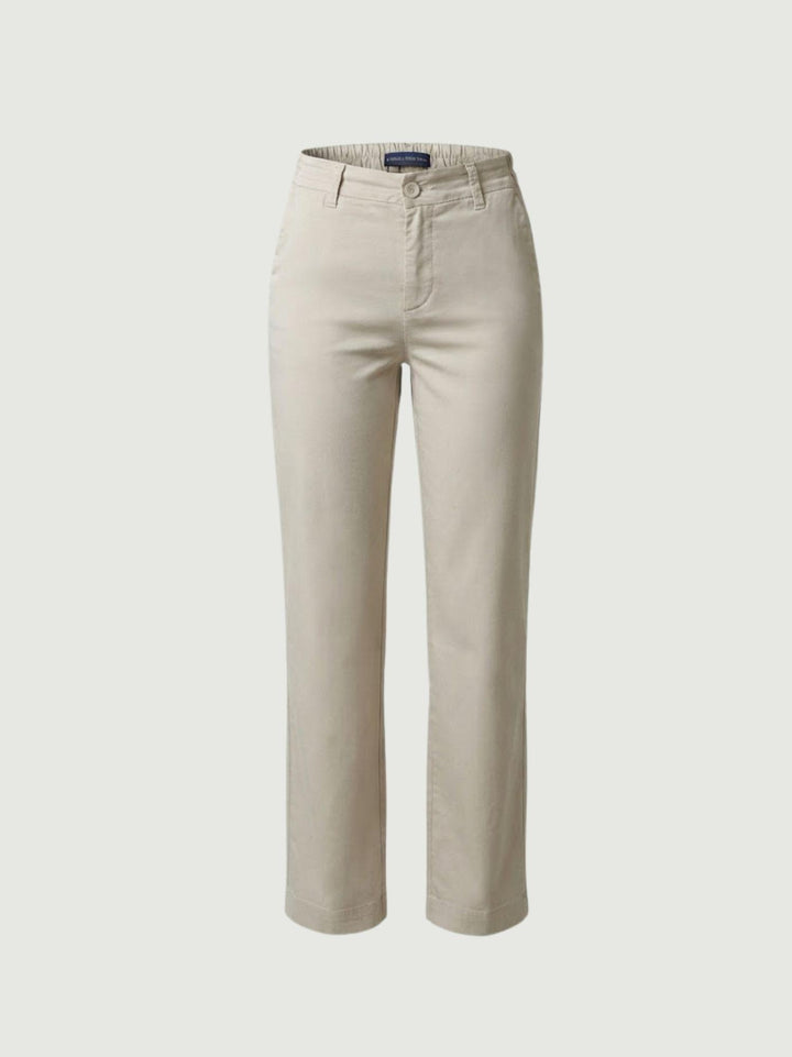 Pantalone a palazzo beige 80378GB BEIGE ANDREA MORANDO 
