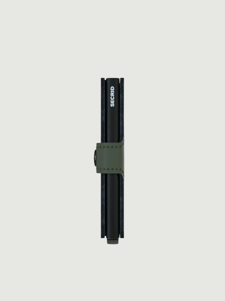 MINIWALLET MATTE GREEN BLACK MM GREEN/BLACK SECRID 
