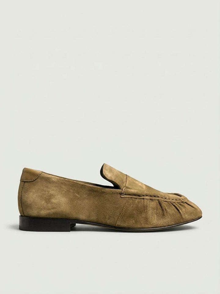 Mocassino Charlise in pelle scamosciata taupe 40102 TAUPE ANDREA MORANDO 