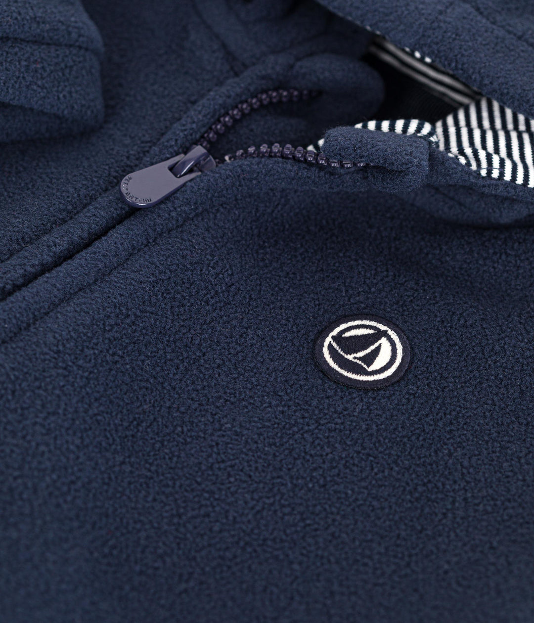 Felpa blu per bebè di pile A0BFK 01 PETIT BATEAU 